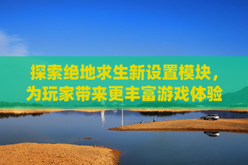 探索绝地求生新设置模块，为玩家带来更丰富游戏体验,pubg设置选项