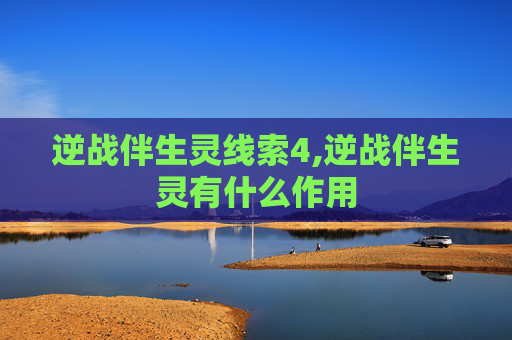 逆战伴生灵线索4,逆战伴生灵有什么作用