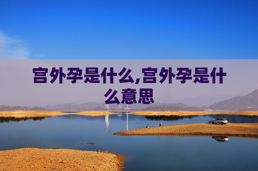 宫外孕是什么,宫外孕是什么意思