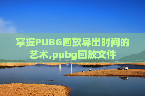掌握PUBG回放导出时间的艺术,pubg回放文件