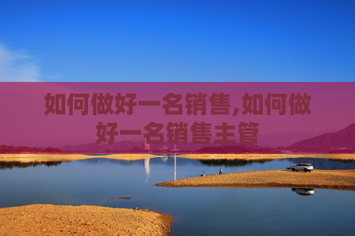 如何做好一名销售,如何做好一名销售主管
