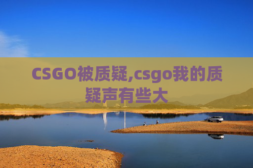CSGO被质疑,csgo我的质疑声有些大