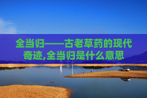 全当归——古老草药的现代奇迹,全当归是什么意思