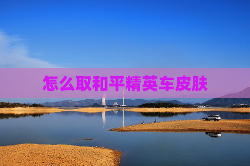 怎么取和平精英车皮肤