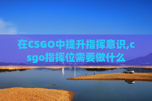 在CSGO中提升指挥意识,csgo指挥位需要做什么