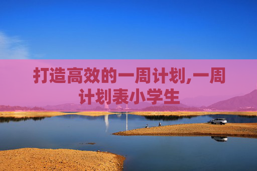 打造高效的一周计划,一周计划表小学生