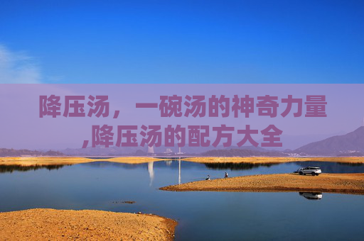 降压汤，一碗汤的神奇力量,降压汤的配方大全