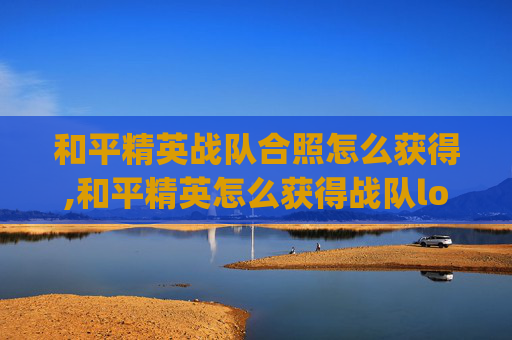 和平精英战队合照怎么获得,和平精英怎么获得战队logo