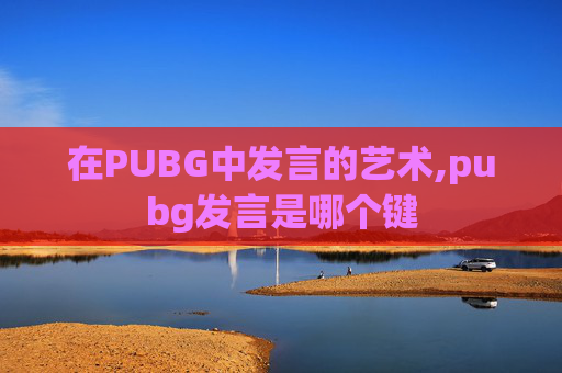 在PUBG中发言的艺术,pubg发言是哪个键
