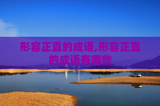 形容正直的成语,形容正直的成语有哪些