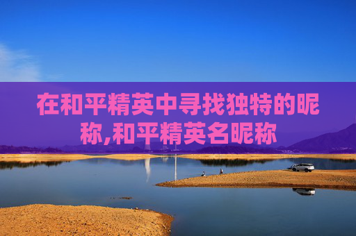 在和平精英中寻找独特的昵称,和平精英名昵称