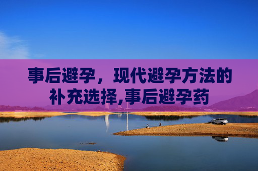 事后避孕，现代避孕方法的补充选择,事后避孕药