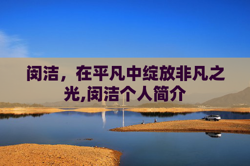 闵洁，在平凡中绽放非凡之光,闵洁个人简介