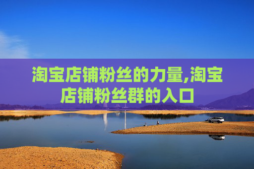 淘宝店铺粉丝的力量,淘宝店铺粉丝群的入口