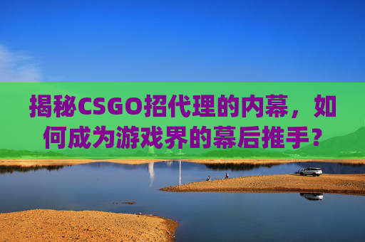 揭秘CSGO招代理的内幕，如何成为游戏界的幕后推手？,csgo国内代理