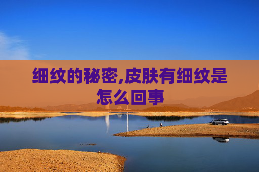 细纹的秘密,皮肤有细纹是怎么回事