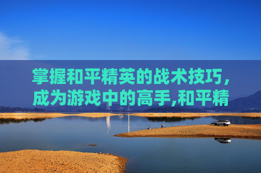 掌握和平精英的战术技巧，成为游戏中的高手,和平精英中怎样