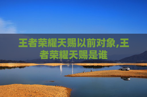 王者荣耀天赐以前对象,王者荣耀天赐是谁