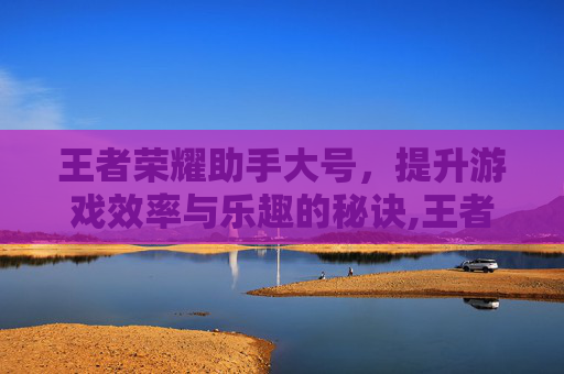王者荣耀助手大号，提升游戏效率与乐趣的秘诀,王者荣耀助手大号怎么关闭