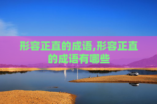 形容正直的成语,形容正直的成语有哪些
