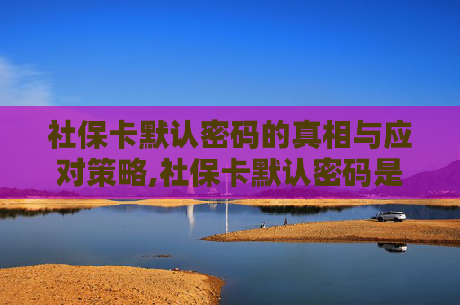 社保卡默认密码的真相与应对策略,社保卡默认密码是多少