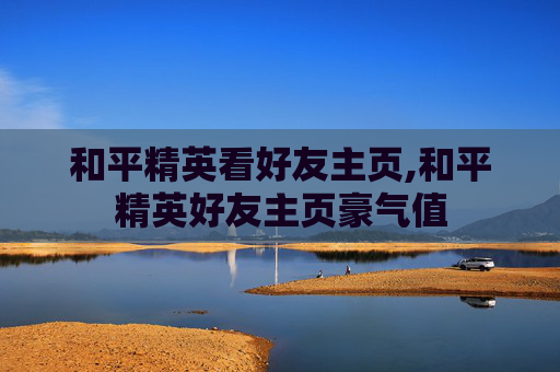 和平精英看好友主页,和平精英好友主页豪气值