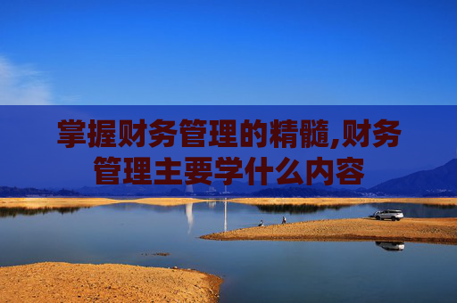 掌握财务管理的精髓,财务管理主要学什么内容