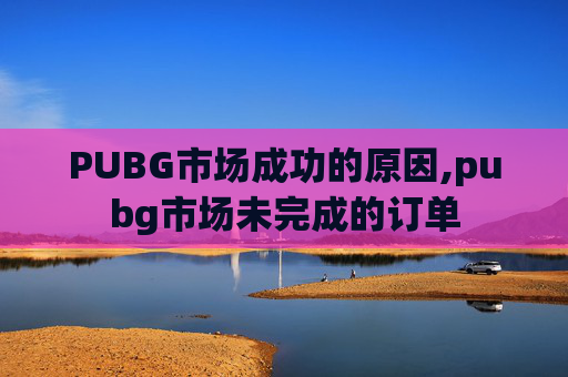 PUBG市场成功的原因,pubg市场未完成的订单
