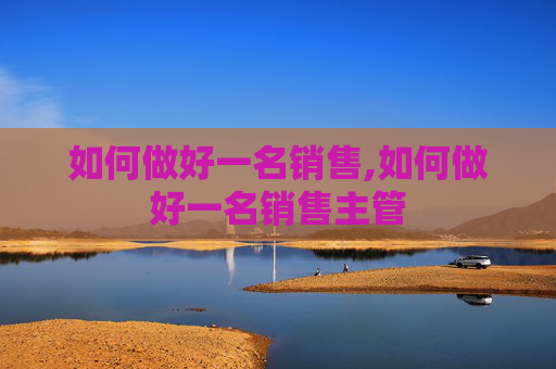 如何做好一名销售,如何做好一名销售主管