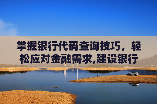 掌握银行代码查询技巧，轻松应对金融需求,建设银行银行代码怎么查询