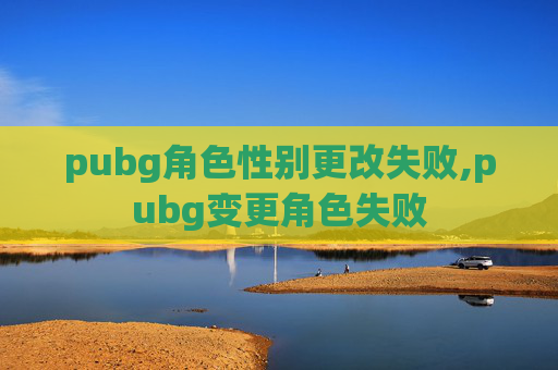 pubg角色性别更改失败,pubg变更角色失败